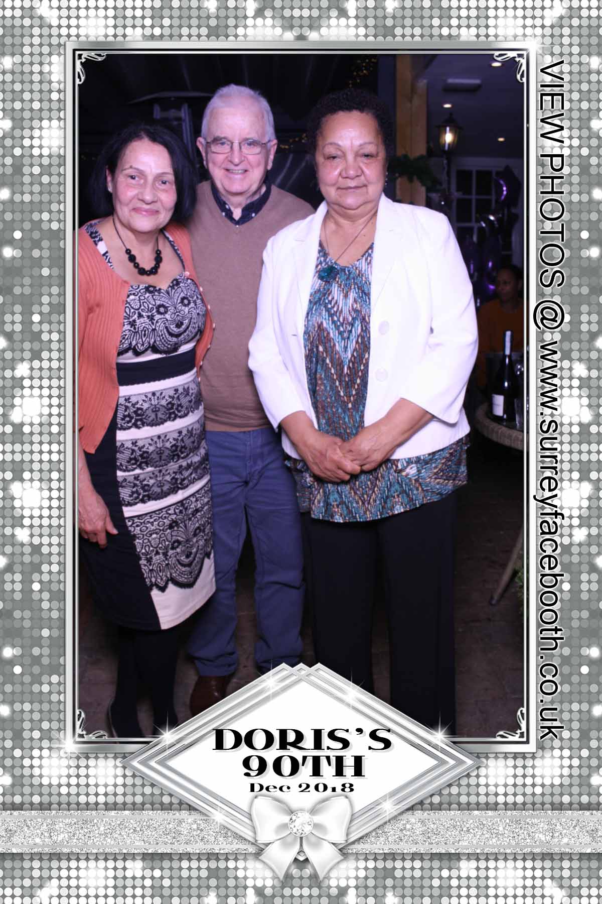 Doris' 90th Birthday | View more photos from the event at galleries.surreyfacebooth.co.uk/u/Surrey-FaceBooth/Doris-90th-Birthday